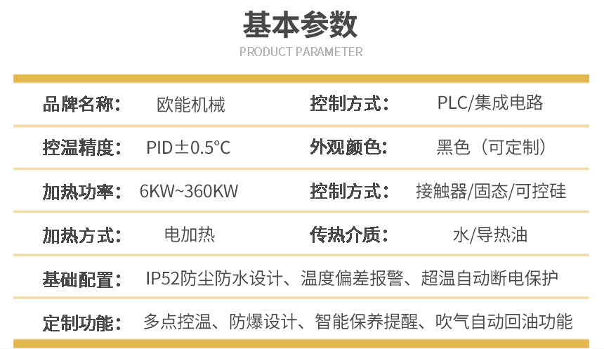 雙段式模溫機參數